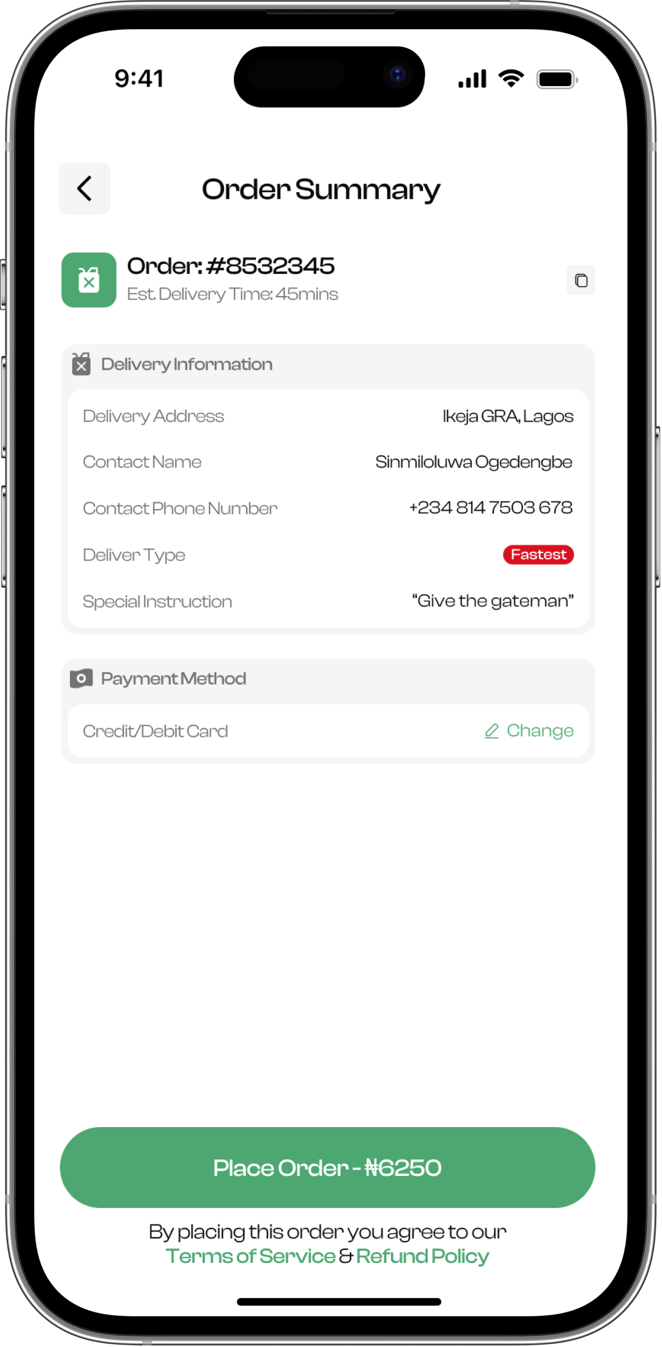 Secure Payment